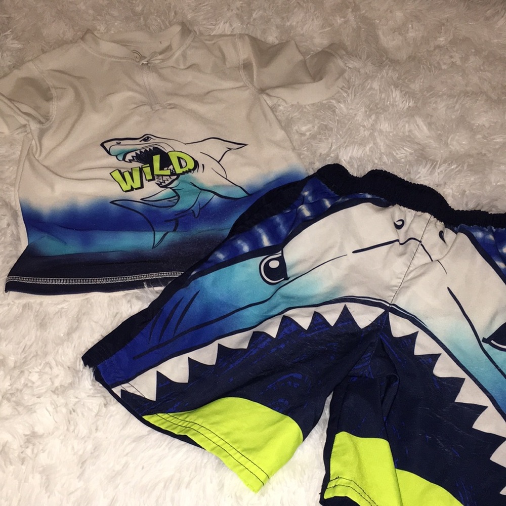 Shark Swim Suit Bundle size 6/7